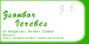 zsombor verebes business card